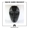 squid game maskesi siyah önden görünüşü